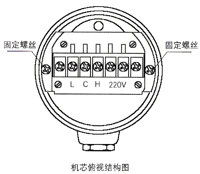 机芯俯视结构图